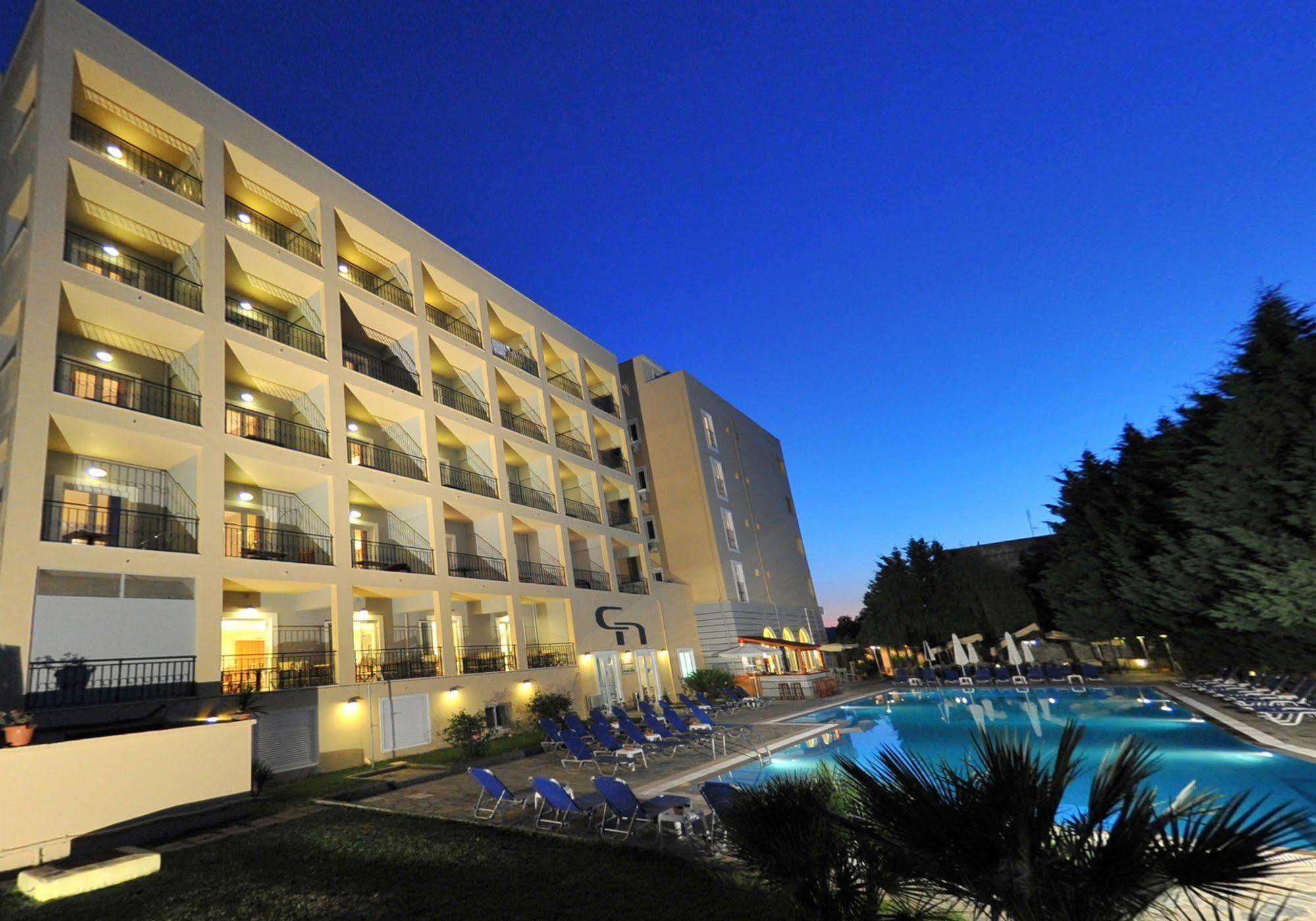 Corfu Hellinis Hotel Kanoni  Dış mekan fotoğraf
